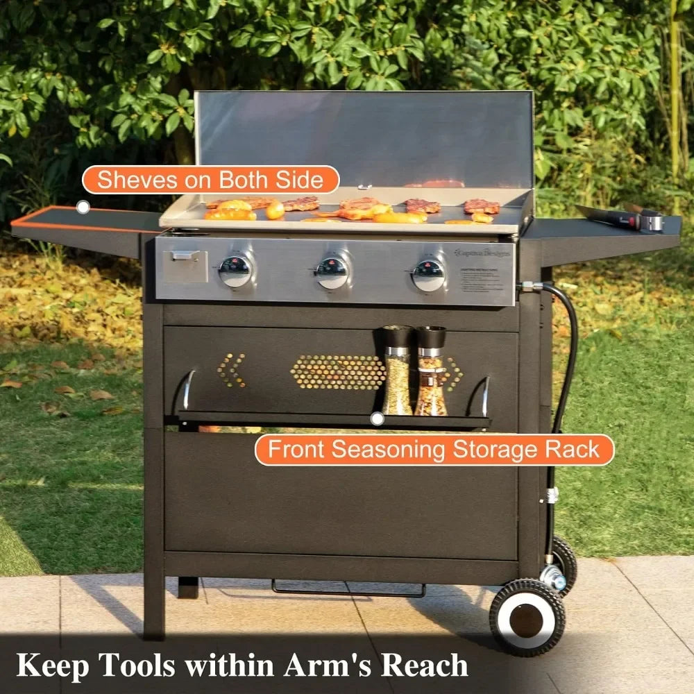 Outdoor Cooking Station Portable BBQ Gas Grill