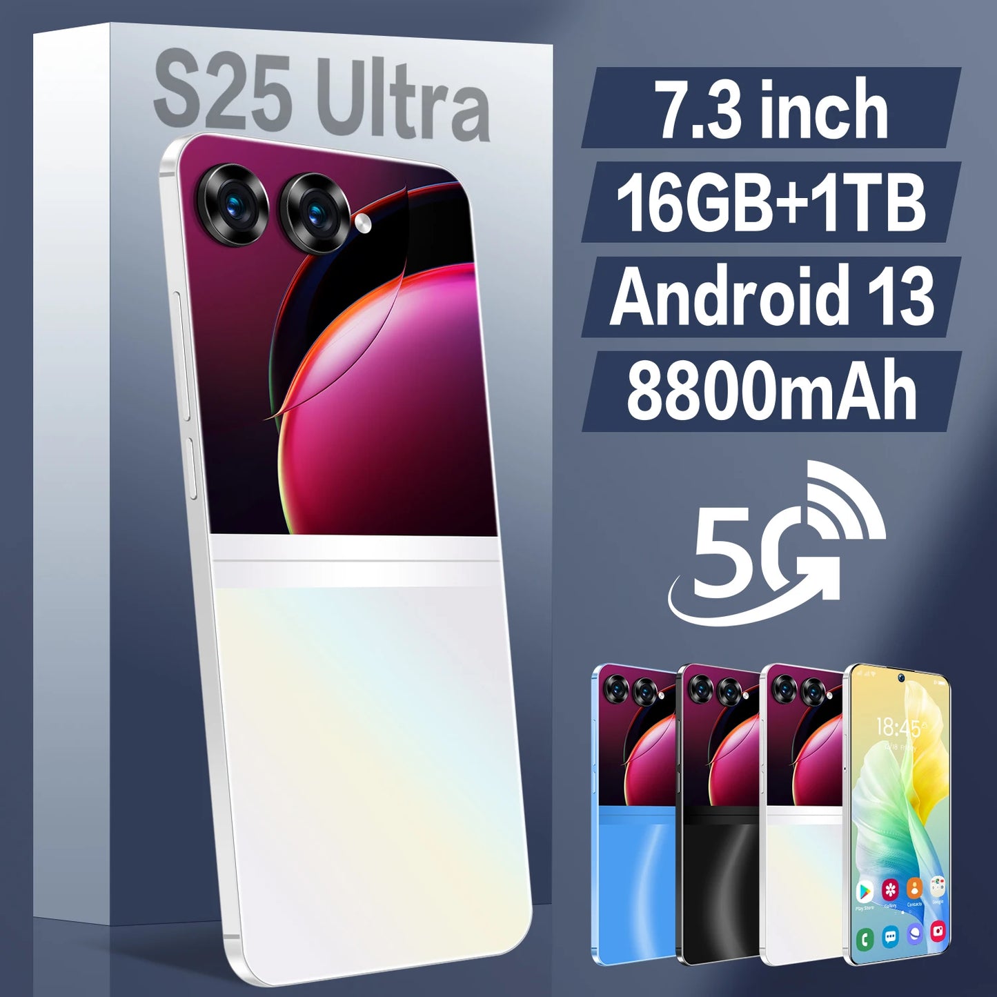 5G Face Unlock S25 Ultra Smartphone