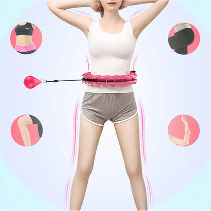 Adjustable Abdominal Waist Exercise Hoops