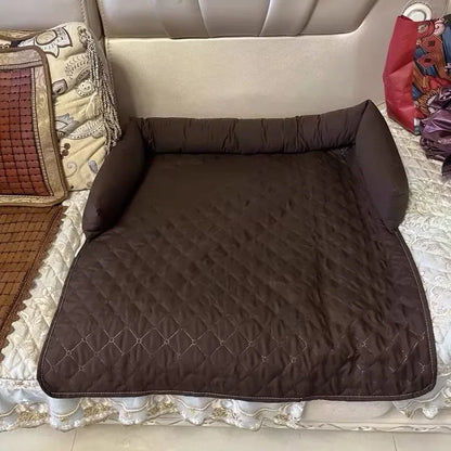 Plaid Waterproof Dog Sofa Bed