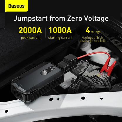 2000A / 1000A 12V Car Jump Starter Power Bank