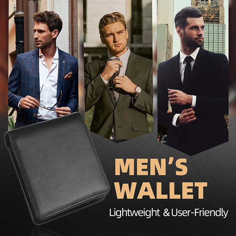 Genuine Leather RFID Blocking Wallets