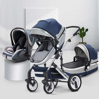 3 in 1 High Landscape Car stroller