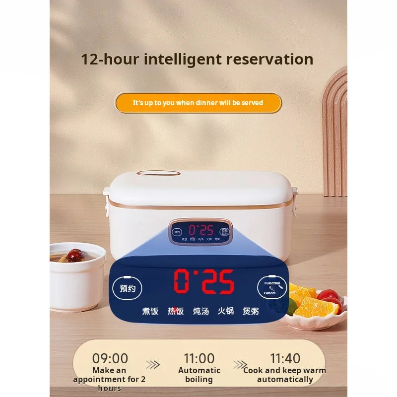 1L Steaming and Cooking Integrated Electric Lunch Box