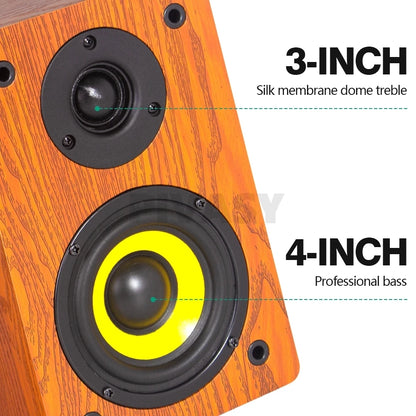 4 Inch 120W High-power Bookshelf Speaker