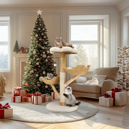 110cm Modern Cat Furniture Climbing Tree