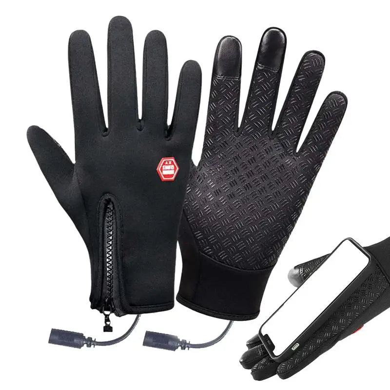 Heated Winter Cycling Gloves