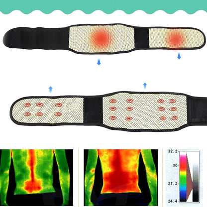 Self Heating Magnetic Therapy Back Support Belt