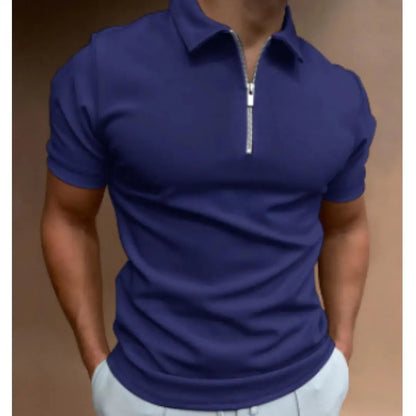 casual fitted polo shirt