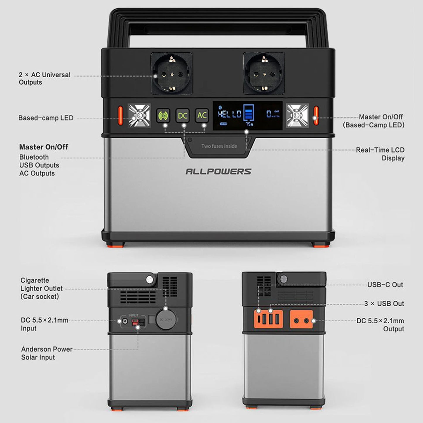 110V 220V AC 300W Power Station