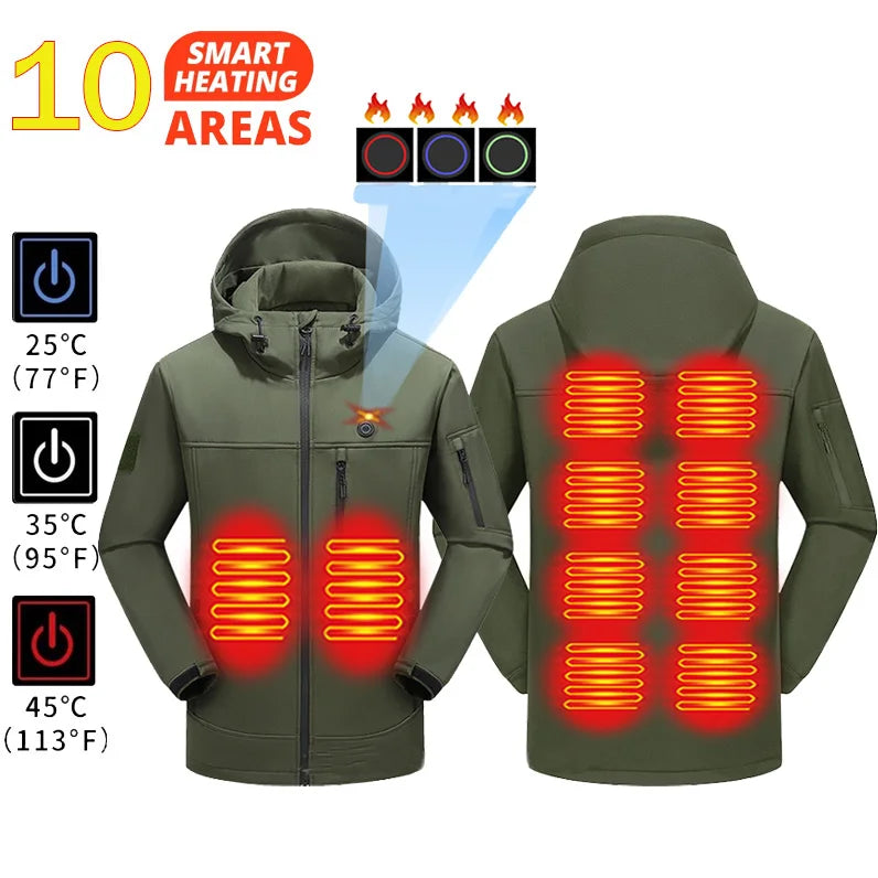 Heated Winter Motorcycle Jacket