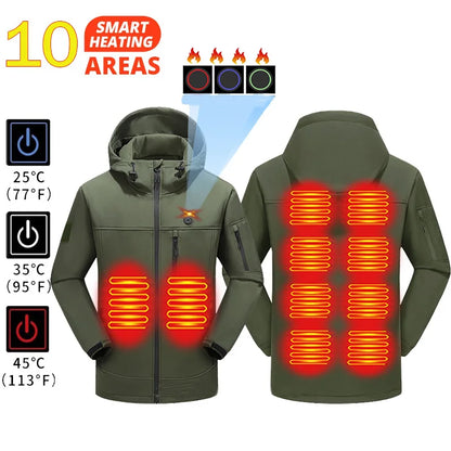 Heated Winter Motorcycle Jacket