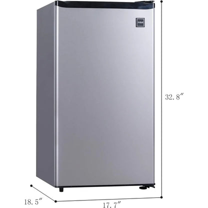 Compact 3.2 cu. ft. Mini Fridge with Freezer