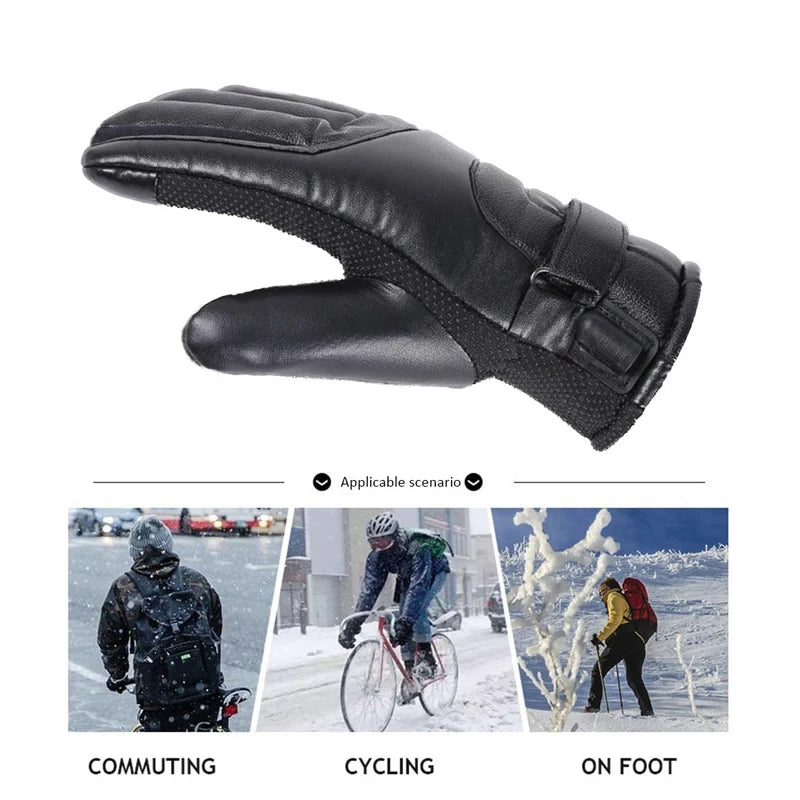 USB Heated Hand Warmer Gloves