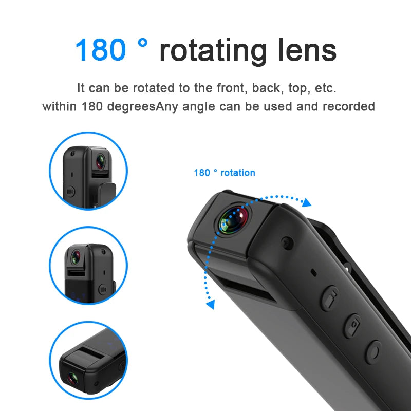 HD 1080P Mini Digital Pocket Body Camera