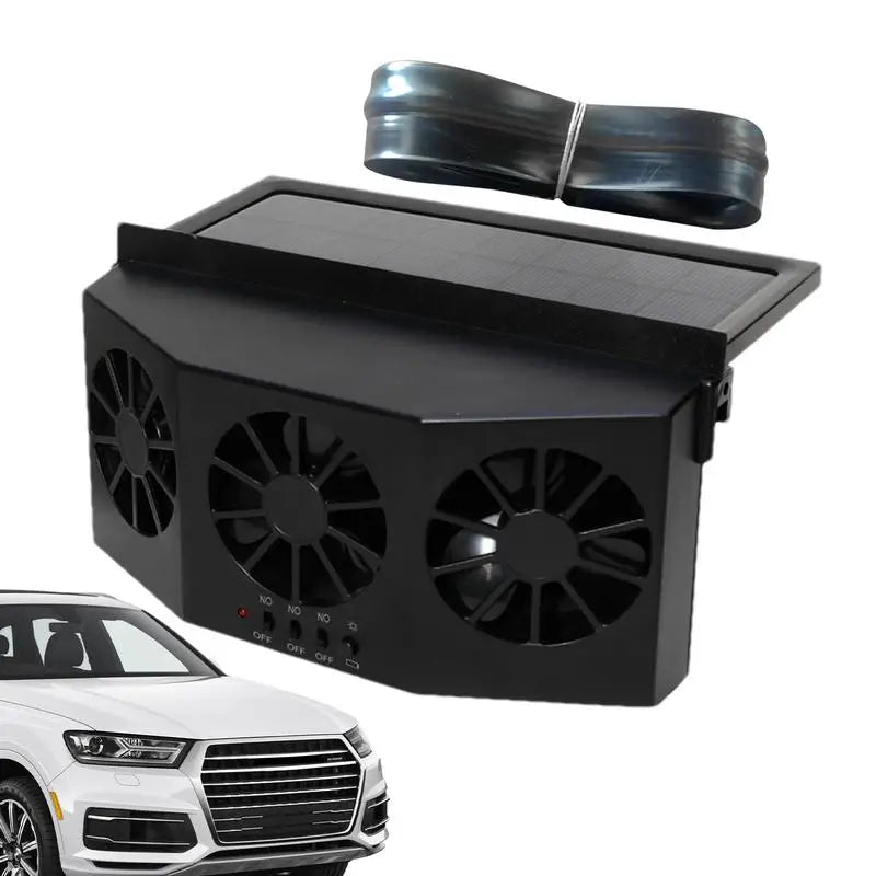 Solar Car Ventilator with Battery