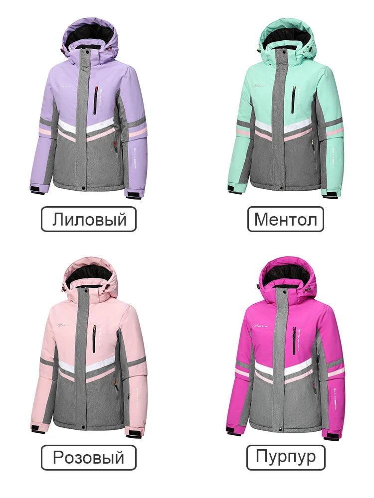 Women Jet Ski Snow Warm Parkas Jacket