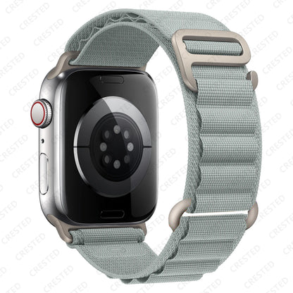 Straps for Apple watch Ultra 3 band 49mm 45mm 46mm 42mm 44mm 41 40mm Nylon Alpine bracelet correa iwatch Series 11 10 9 8 7 6 SE