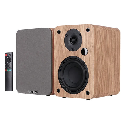 80W 2.0 HiFi Bookshelf Bluetooth Speaker
