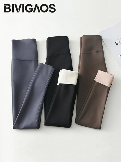 Lamb Velvet Warm Sharkskin Leggings