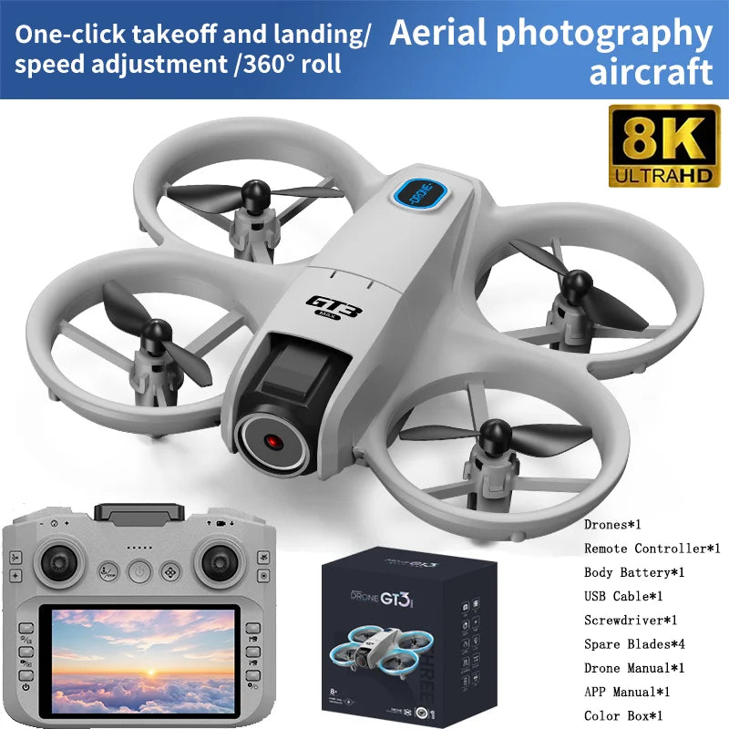 GT3 Mini Drone with 4K 8K HD Camera WIFI