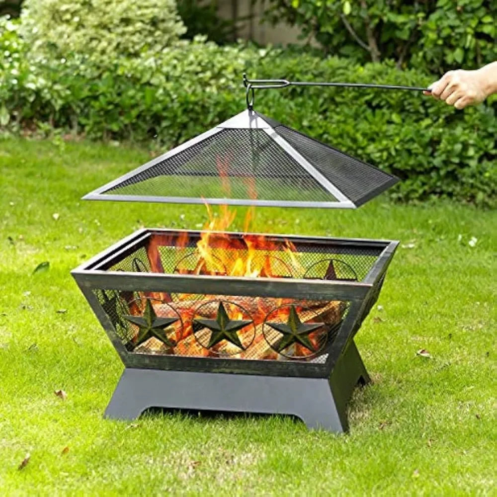 Outdoor Wood Burning Fireplace