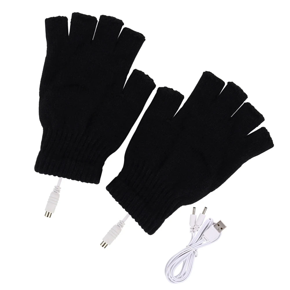 Heated USB Winter Gloves for Skiing/Biking