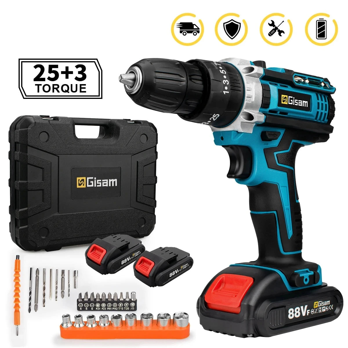 88VF Cordless Drill Electric Screwdriver