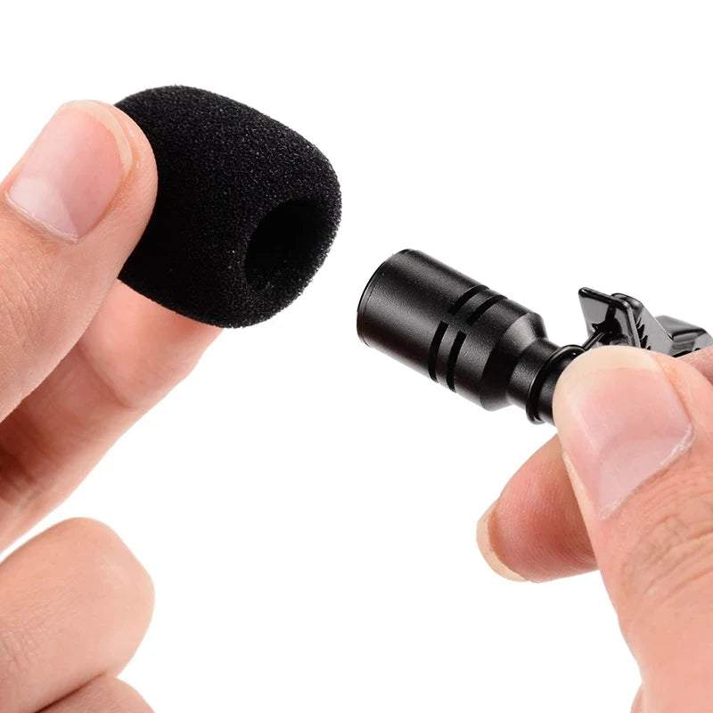 USB Mini Lapel Clip  Phone PC Microphone