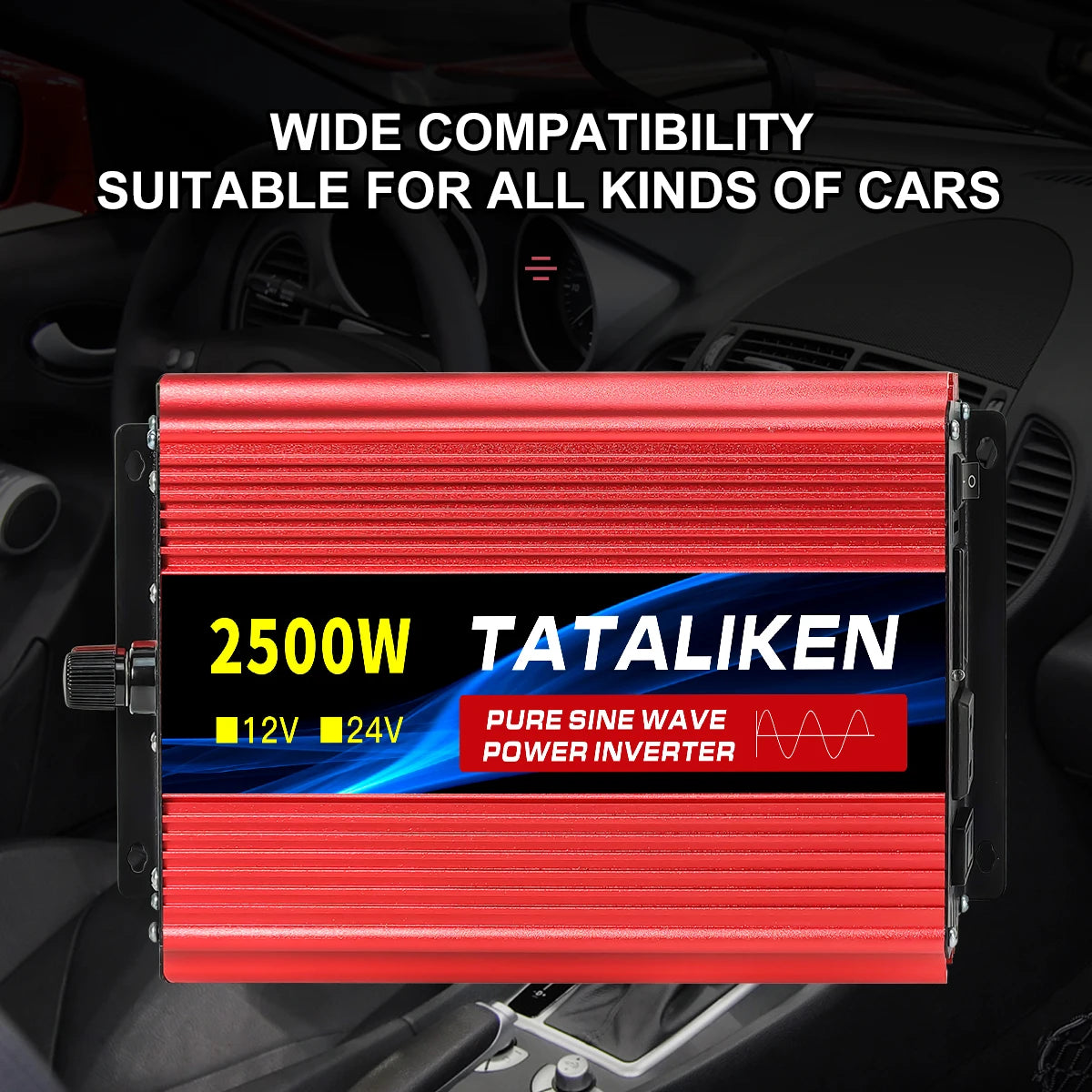 1600w-4500W 12V/24V to AC 110V 60Hz  Inverter