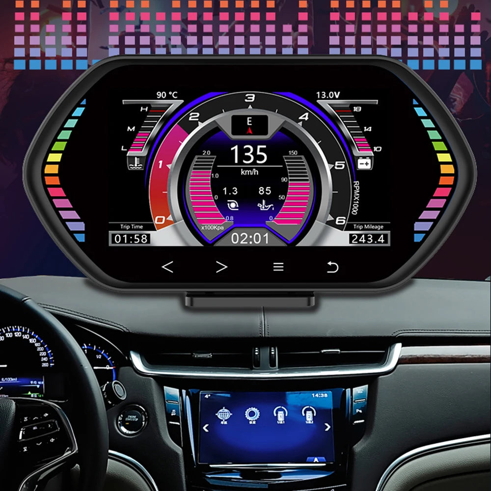 F12 HUD Head-up Display On-board Car Speedometer