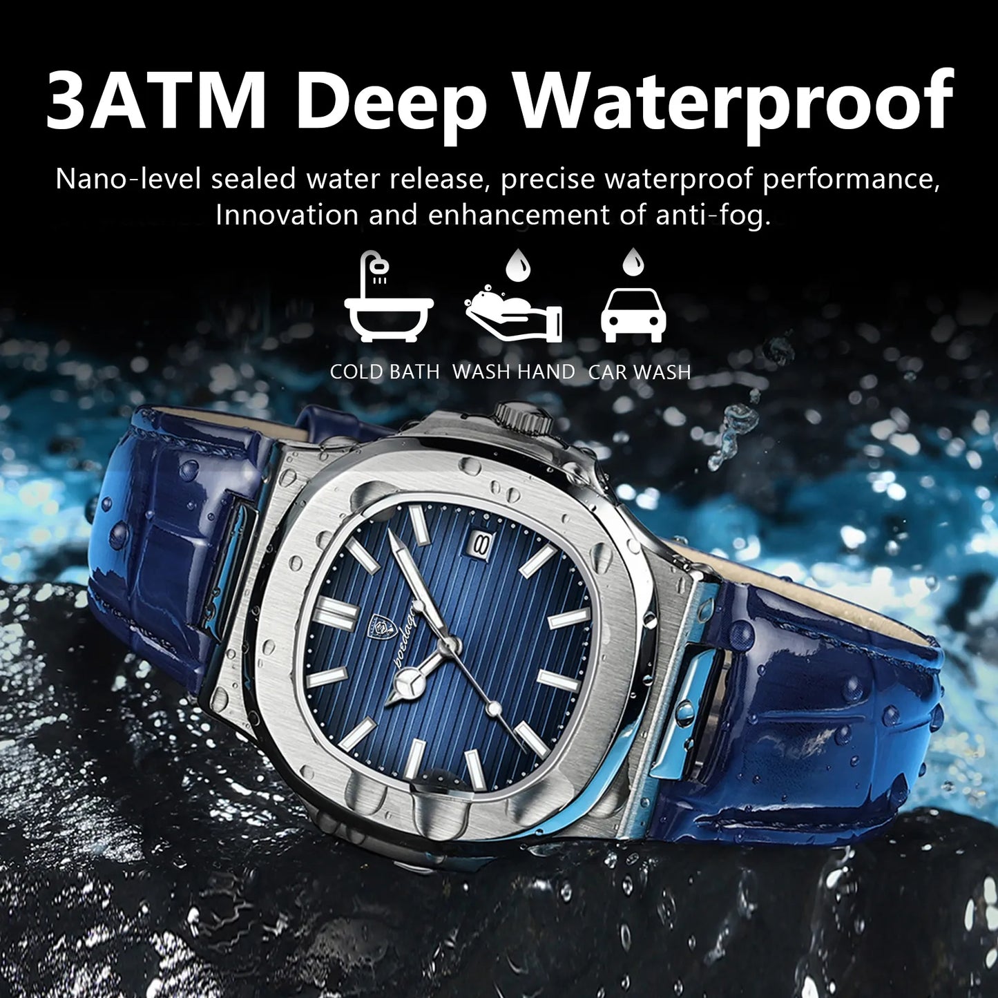 Luxury Man Waterproof Wristwatch