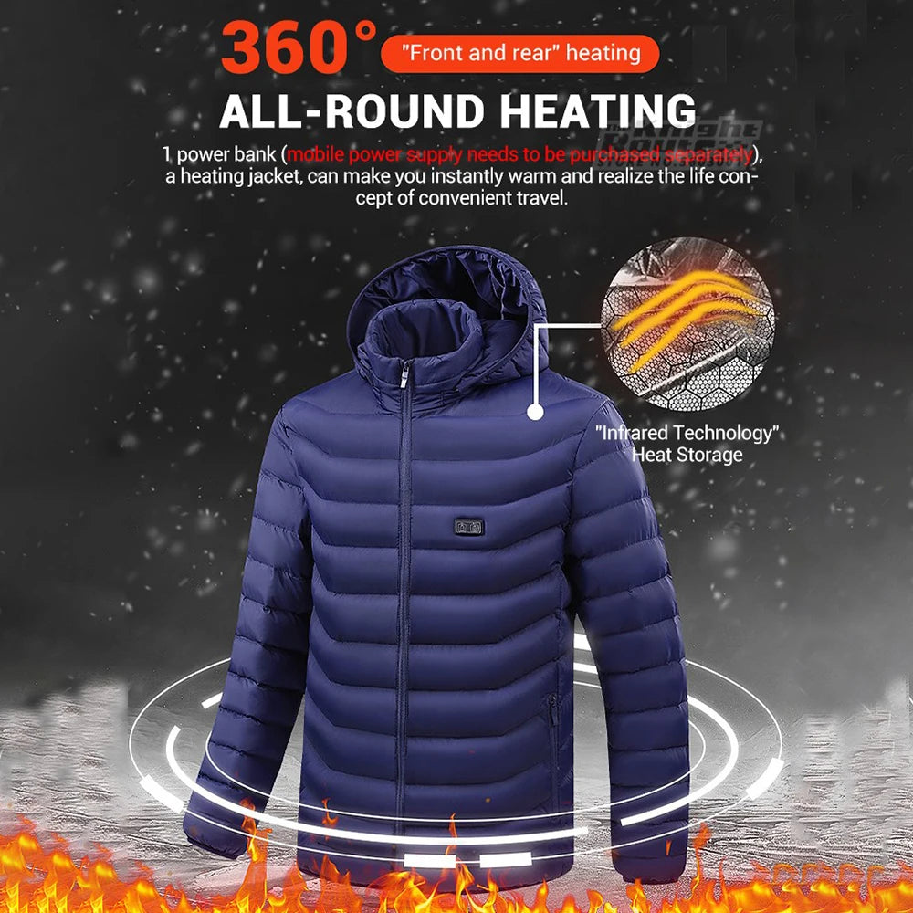 USB Heated Motorcycle Jacket