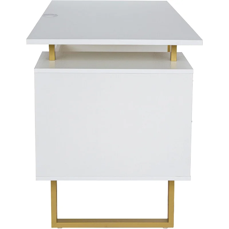 51.25” W-Modern Office Large Floating Desk