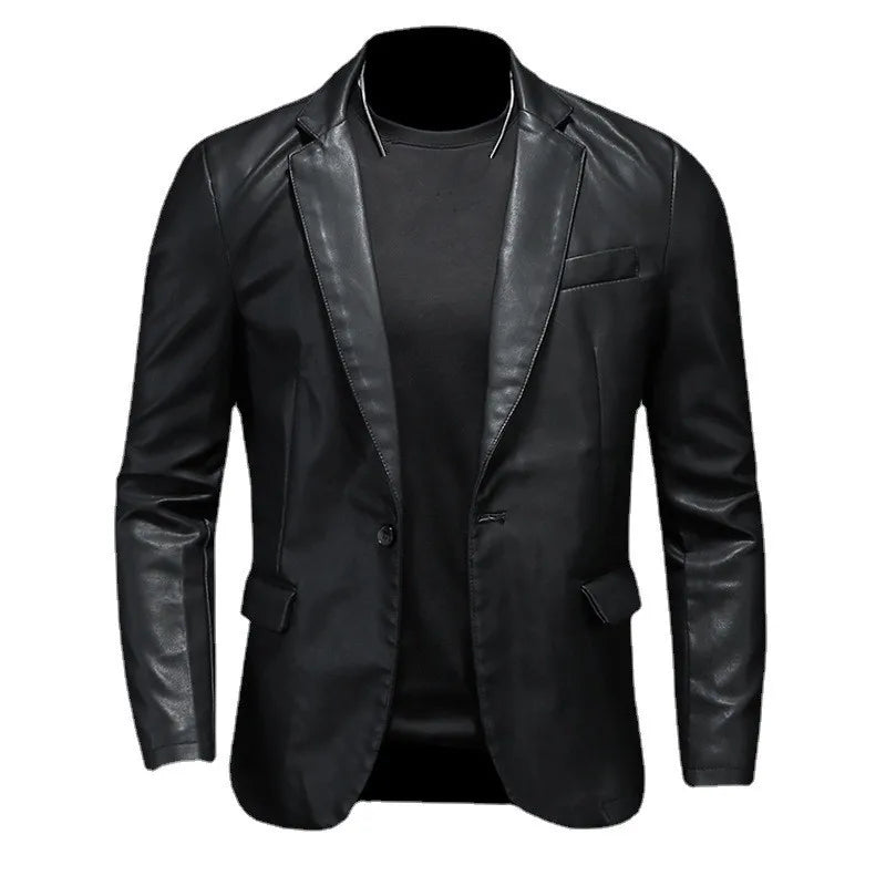 Men Slim Fit Leather Motorcycle Jackets