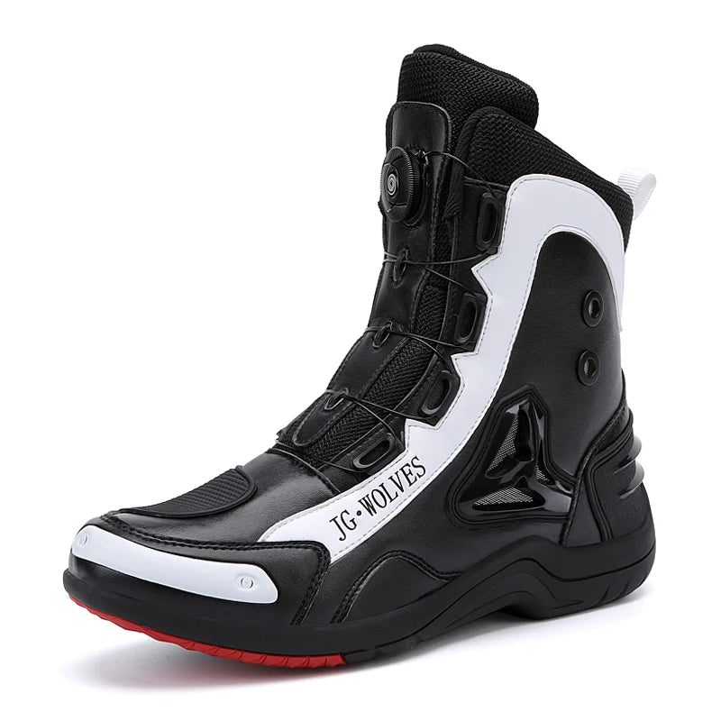 Professional Men Motorcycle Boots