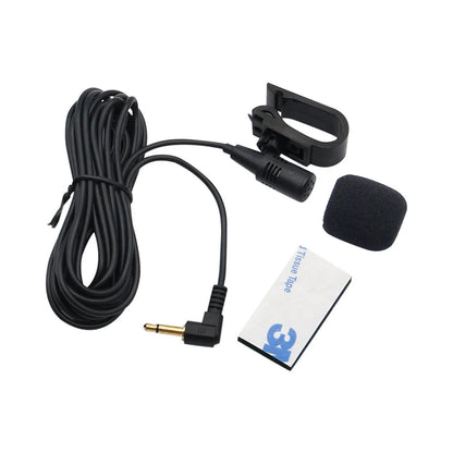 3.5mm Clip Jack Plug Car Audio Microphone