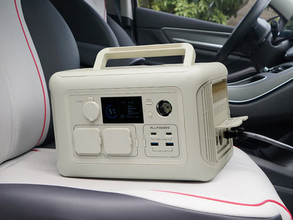 R600 Portable Power Station with Solar panel