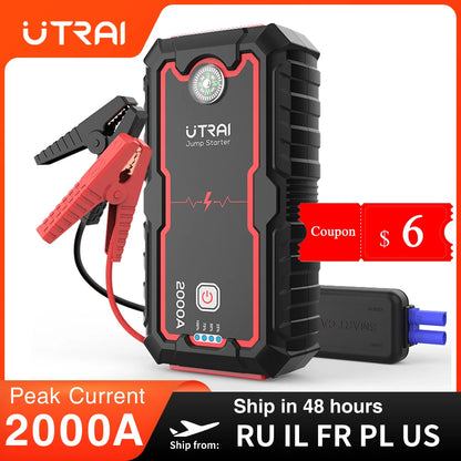 2000A Jump Starter Power Bank Portable Charger