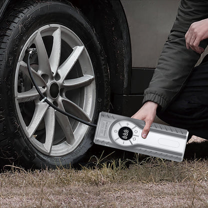 4 In 1 Car Jump Starter Power Bank With Air Compressor