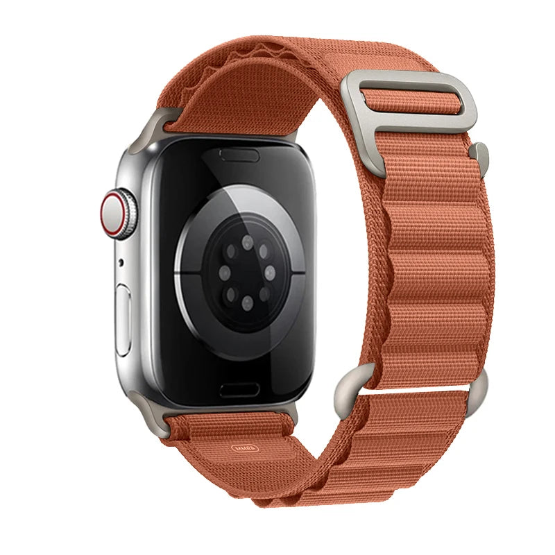 Straps for Apple watch Ultra 3 band 49mm 45mm 46mm 42mm 44mm 41 40mm Nylon Alpine bracelet correa iwatch Series 11 10 9 8 7 6 SE