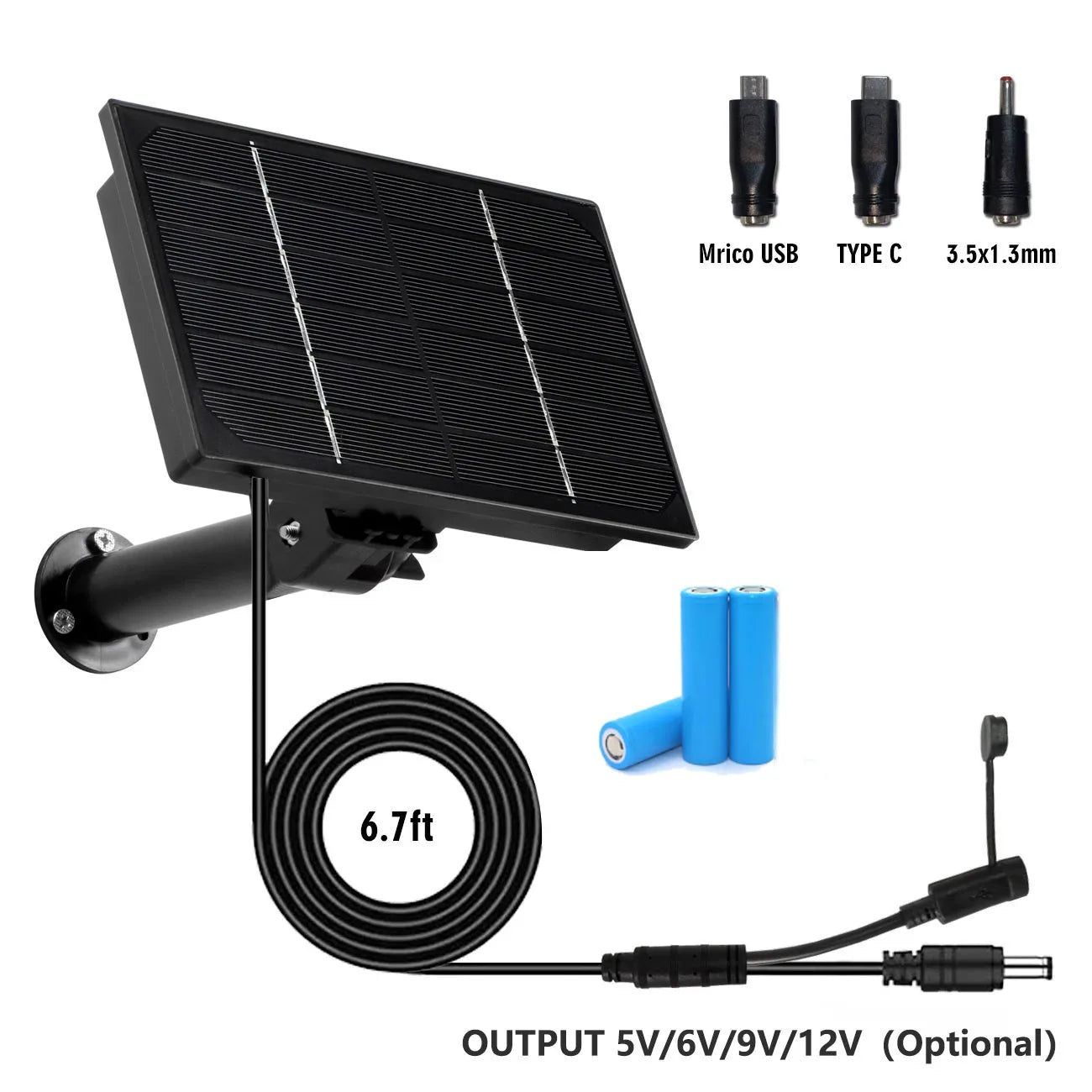 4W Mini Solar Panel For Security Camera