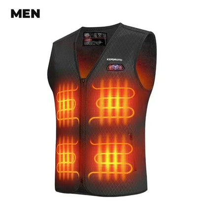 USB Heated Motorcycle Vest