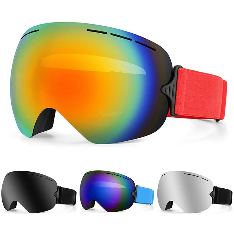 Double Layer Anti-Fog Ski Goggles