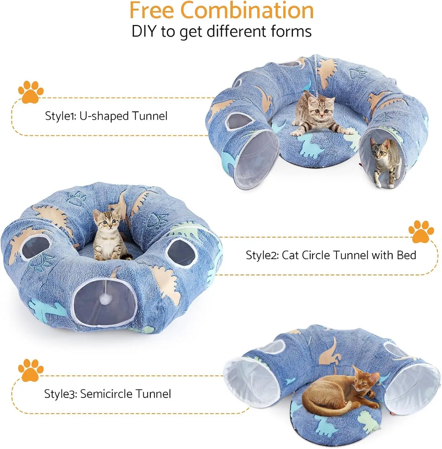 Cat Tunnel Bed