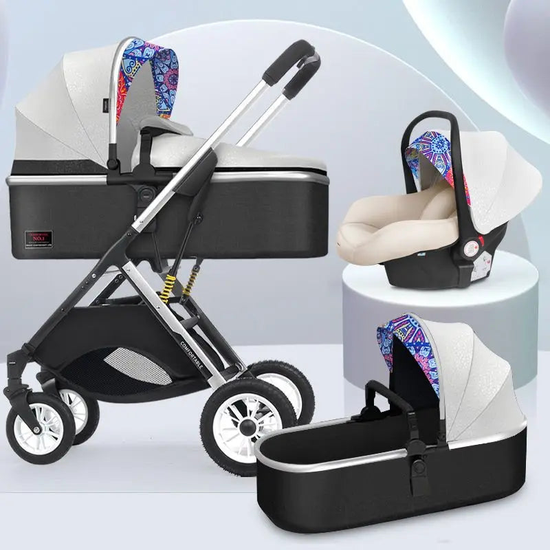 3 in 1 Foldable baby stroller