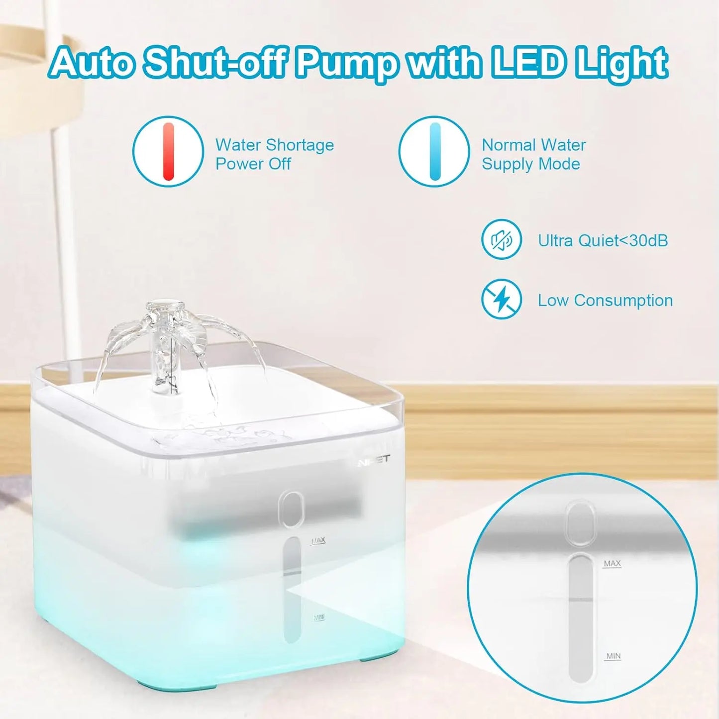 Cat Water Fountain, 3L