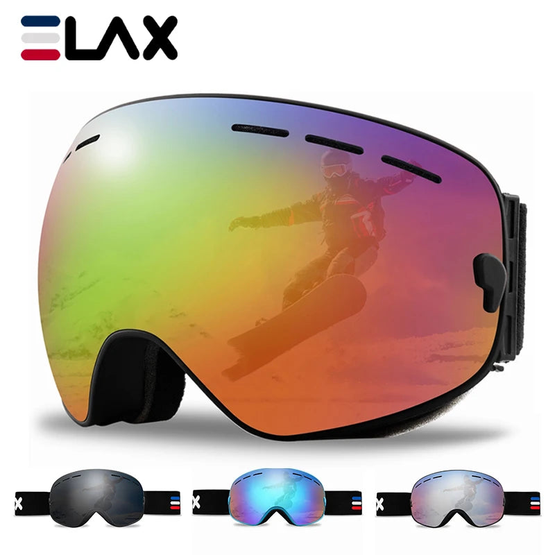 Double Layers Anti-Fog Ski Goggles