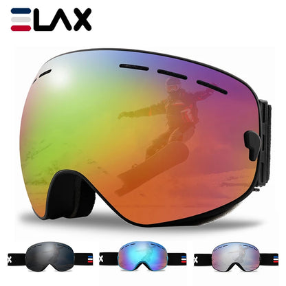 Double Layers Anti-Fog Ski Goggles