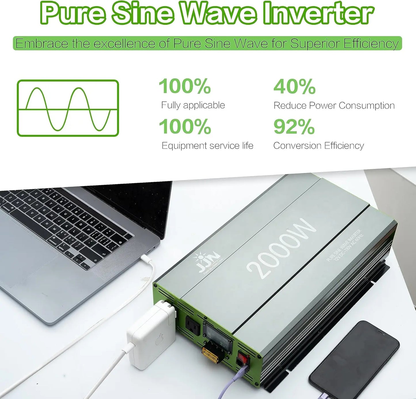 Solar Inverters 2000W Pure Sine Wave